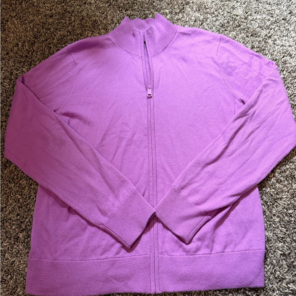 Polo by Ralph Lauren Lavender Zip-Up